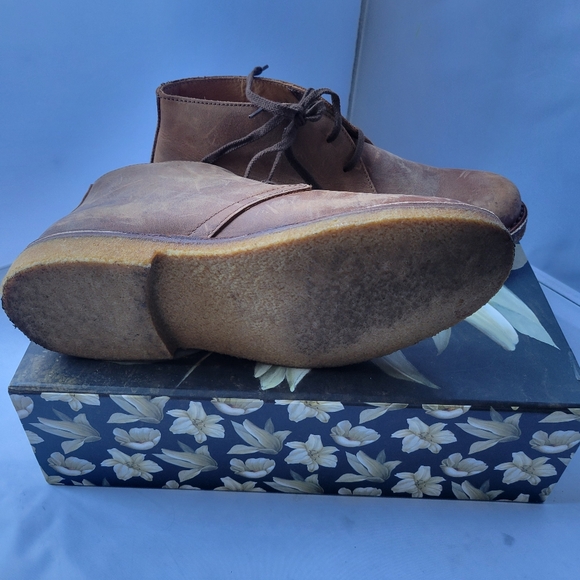 Astorflex Chukka Boot Men 43 Brown Leather Greenflex Italy US 10 - Picture 5 of 5